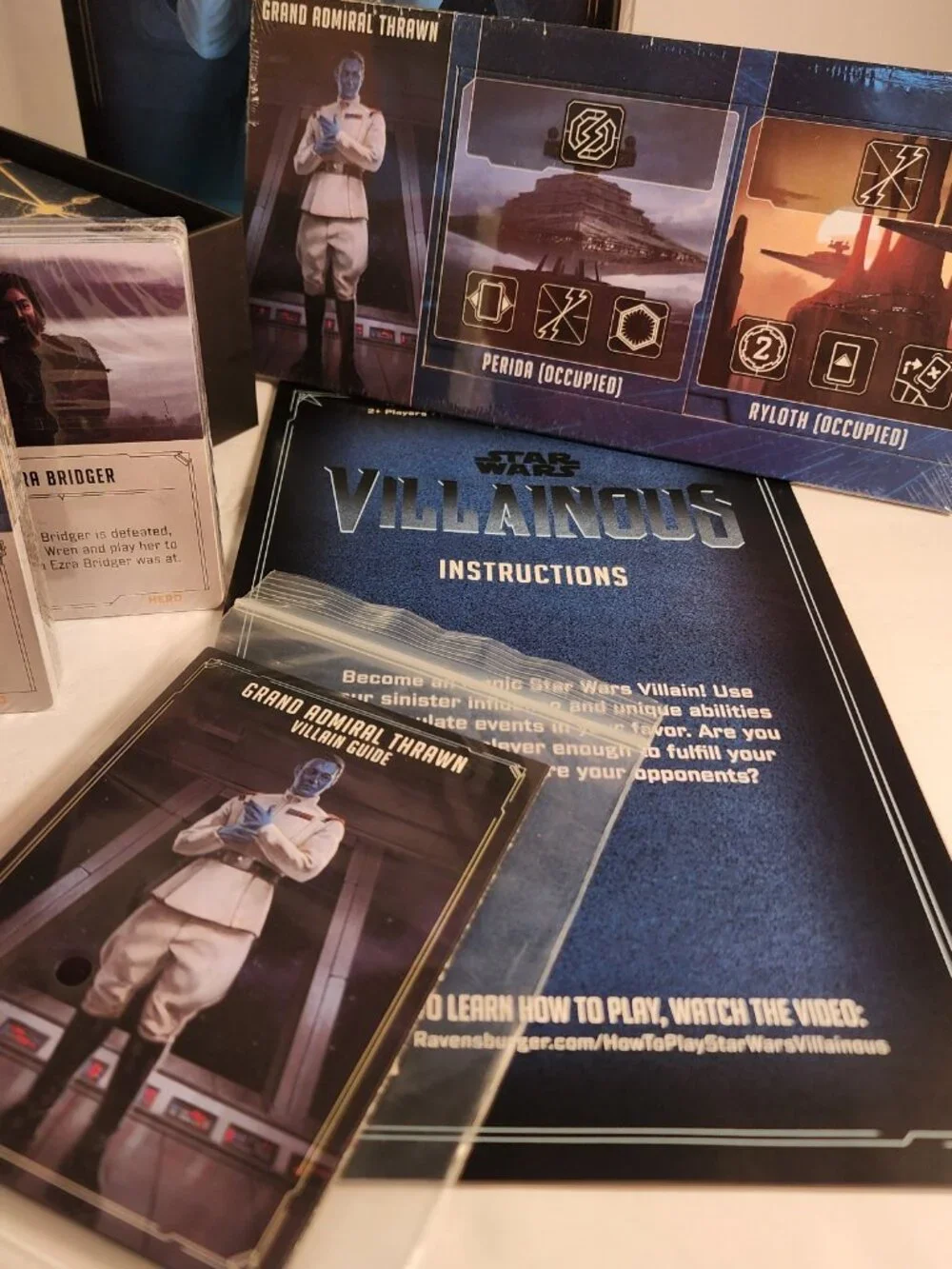 NEW IN BOX: Star Wars Villainous Cold Tactics strategy board game